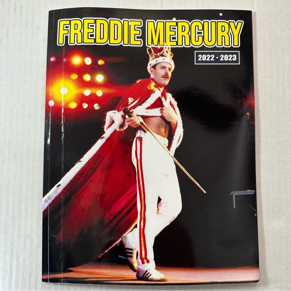 Freddie Mercury Calendar From January 2022 to June 2023 Scrapbooking Ephemera